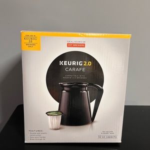 Keurig 2.0 -- 32 Ounce Coffee Pot K-Carafe Use With K- Carafe Pods New